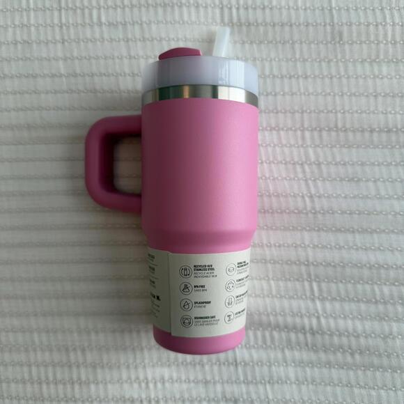 NWT Stanley 14 OZ Quencher H2.0 Travel Tumbler - Mini Size - Peony Pink - Picture 2 of 6